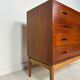 1960s vintage Danish design teak chest of drawers by Arne Hovmand Olsen for Mogens Kold