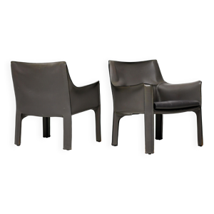 Paire de fauteuils cassina - bellini