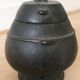 African ethnic wooden vase