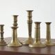 Vintage Brass Candlesticks, 1960s, Set of 6