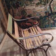 Garden armchair of the 19th century