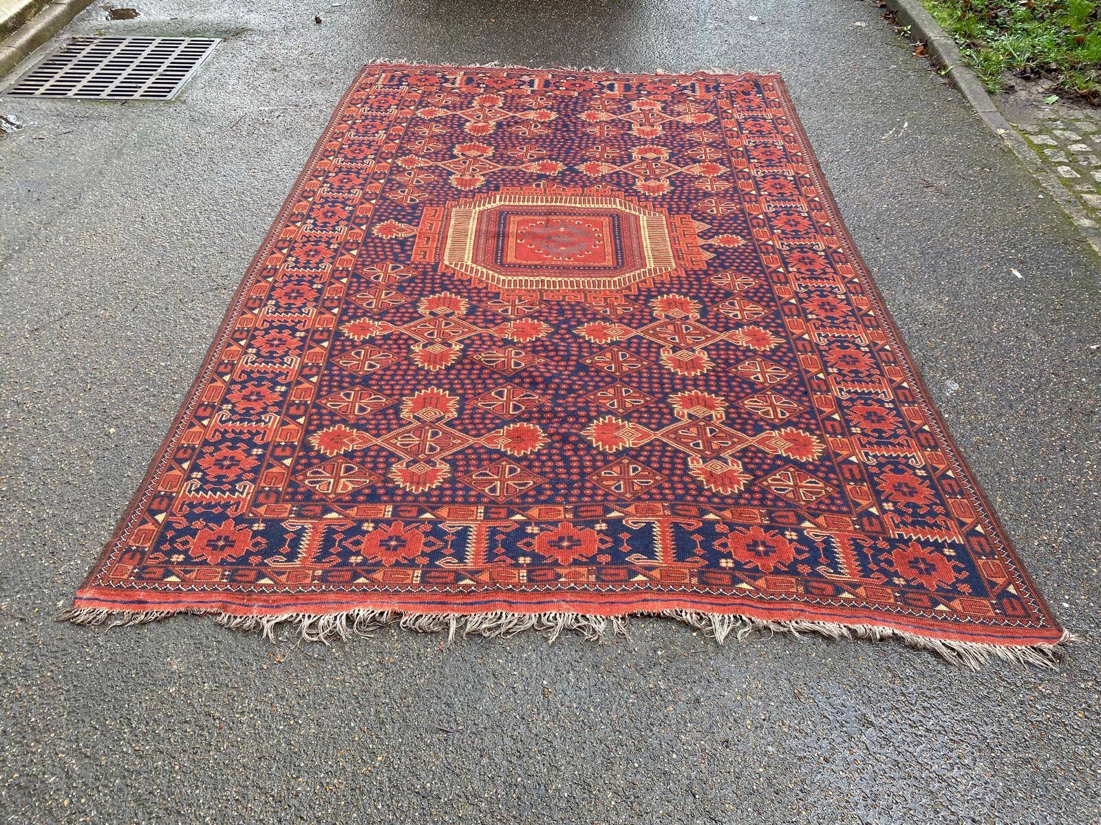 Turkmen Persian carpet 200x300cm