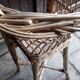 High chair child wicker