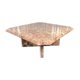 Brocatelle du Jura marble coffee table