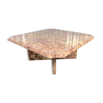 Brocatelle du Jura marble coffee table