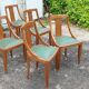 Suite de 6 chaises gondole Art Déco 1930
