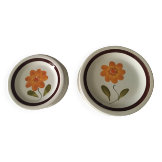 Vintage flower pattern tableware set