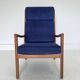 Mid-Century Modern Teak Senator Chair by Ole Wanscher for Poul Jeppesen,
