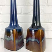 Pair of Scandinavian ceramic table lamps, Søholm Stentøj, Denmark, 1960
