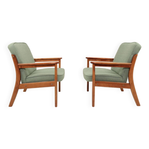 Pair de fauteuils vert - menthe