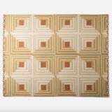Tapis en laine Log Cabin Schoolhouse x Rachel Murray