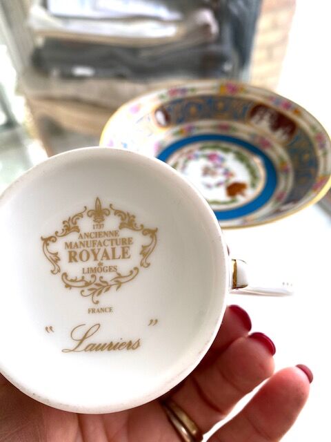 Coffee cups old factory of limoges