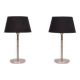 Two Tone Brass Aluminum table lamps 1980s Germany