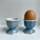 Duo de coquetiers limoges bleu ciel années 50