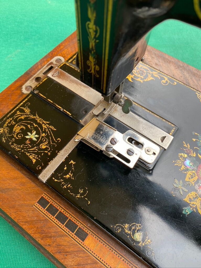 Ornate German sewing machine from the 19th century