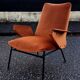 Fauteuil vintage moderniste restauré