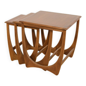 Mid-Century Nesting Tables by Victor Wilkins for G-Plan, United Kingdom, 1960s, Set of 3