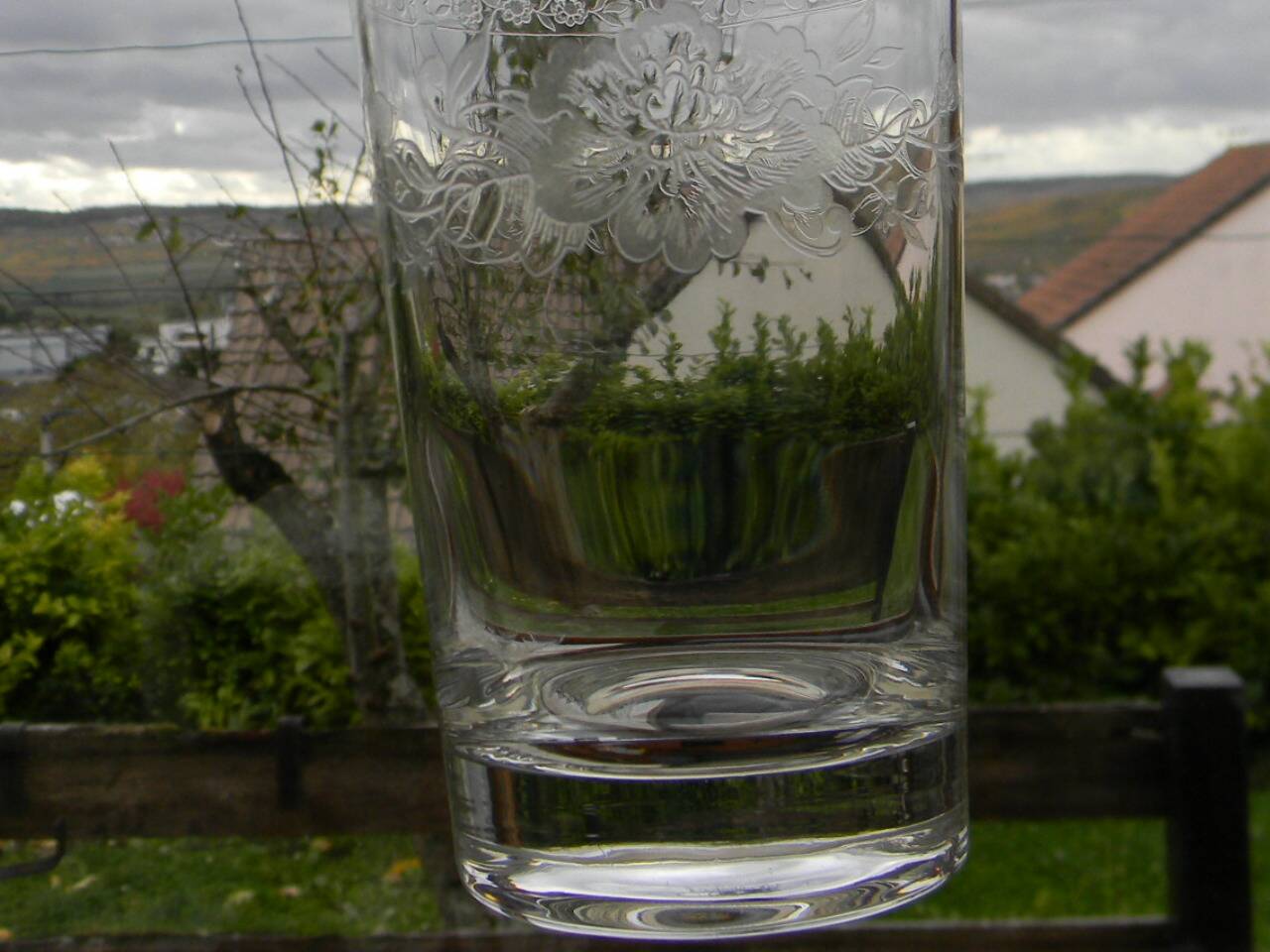 Lot de 6 verres à orangeade en cristal d'arques. modèle matignon.