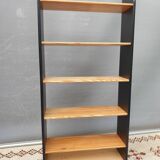 Black two-tone pine shelf