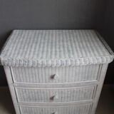 Osier chest of drawers