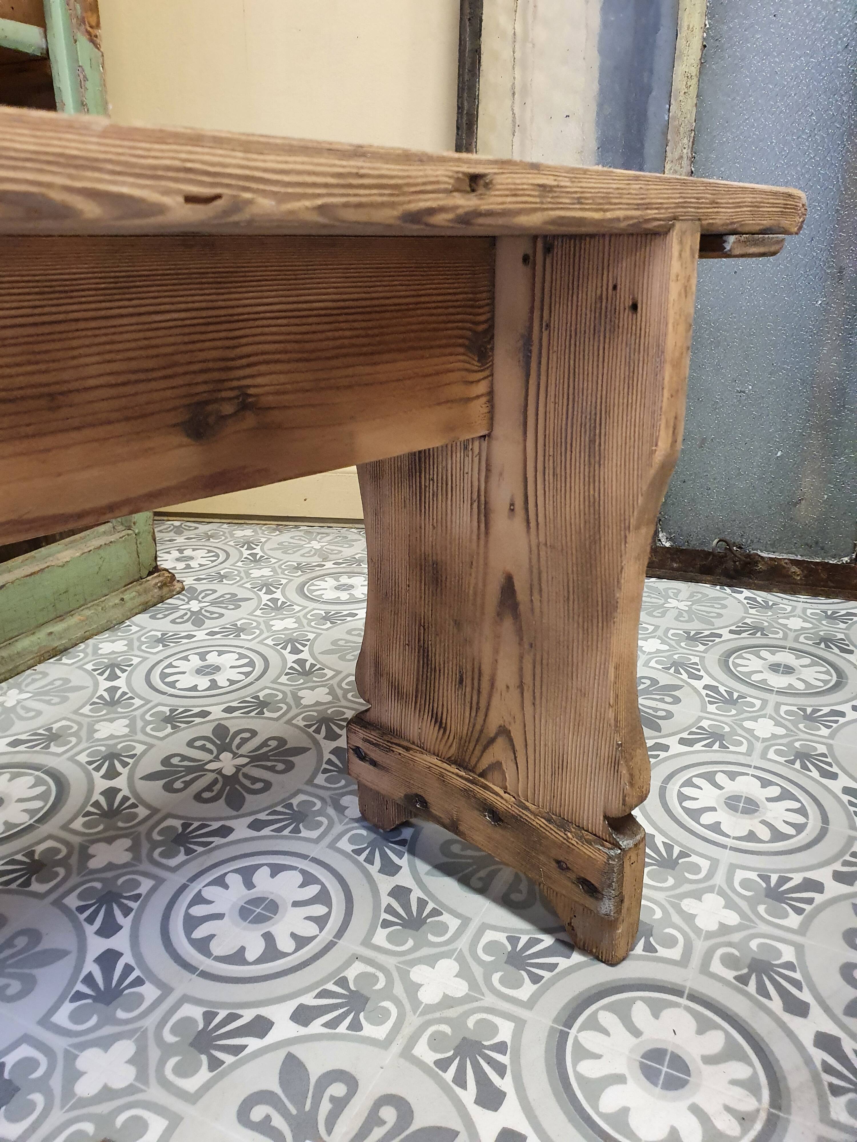 Wooden bench