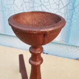 Pair of cast iron chenets
