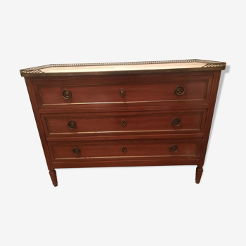 Louis XVI Mahogany chest of drawers