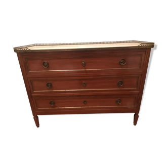 Commode Louis XVI acajou