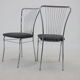 1970s Set of 6 Italian Dining Chairs in Bouclé Fabric