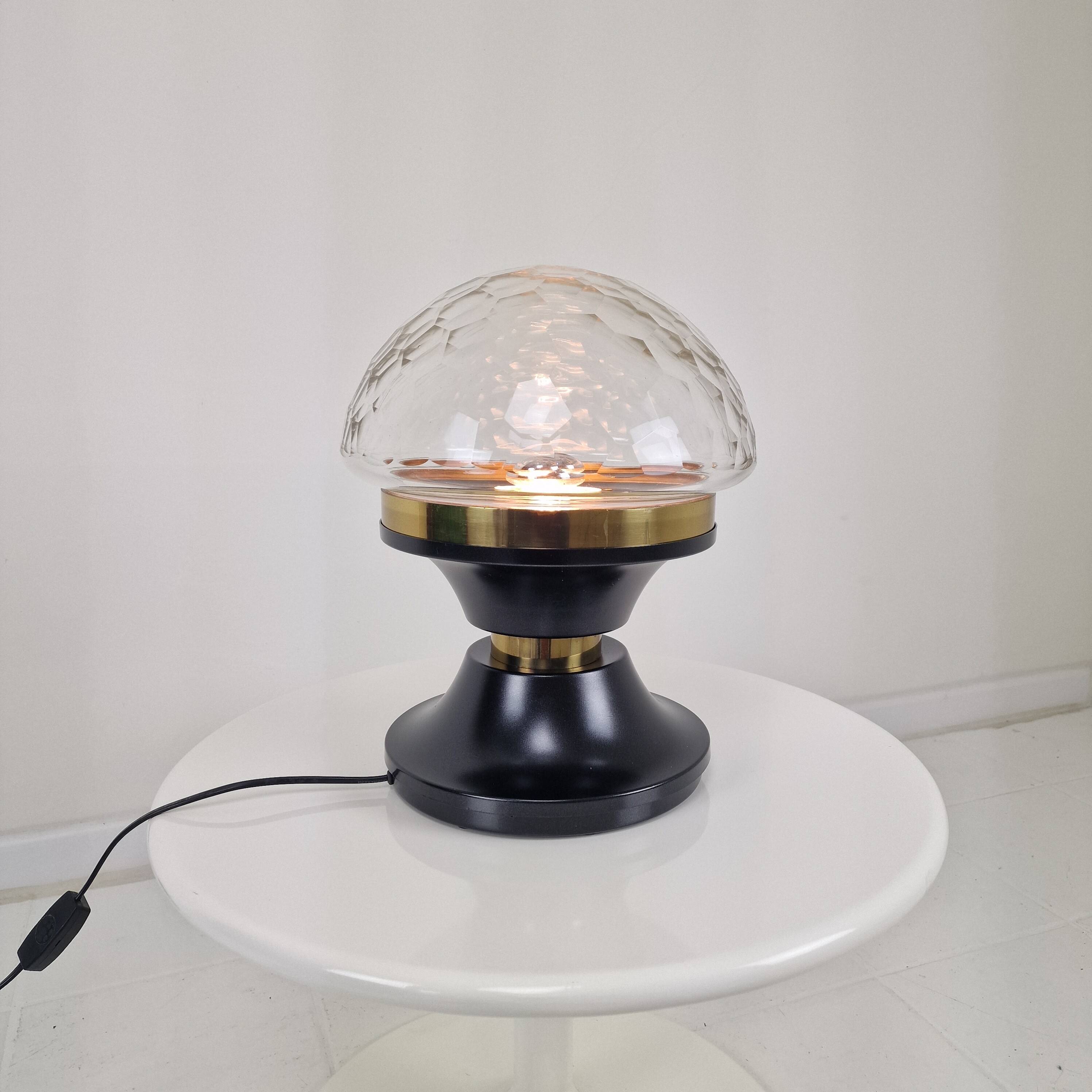 Lampe de table ou de plafond italienne attribuée à Pia Guidetti Crippa pour Lumi