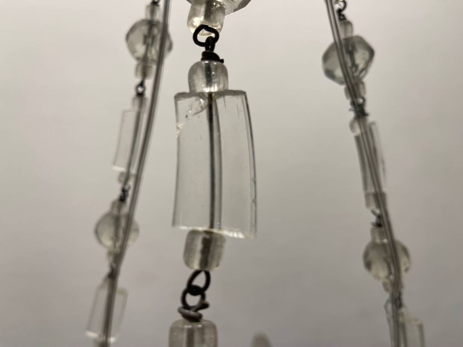 Vintage Crystal Beaded Chandelier 1940’s