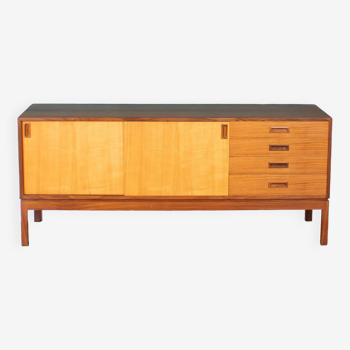 Retro Teak & Ash Mid-century 1960s Sideboard By Remploy