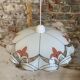 Glass pendant light from the 1980s, Yugoslavia