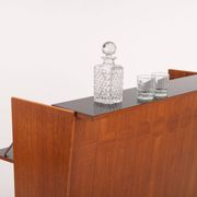 SK661 Cocktail Cabinet and Bar Stools by Johannes Andersen for Skaaning & Son 1960s
