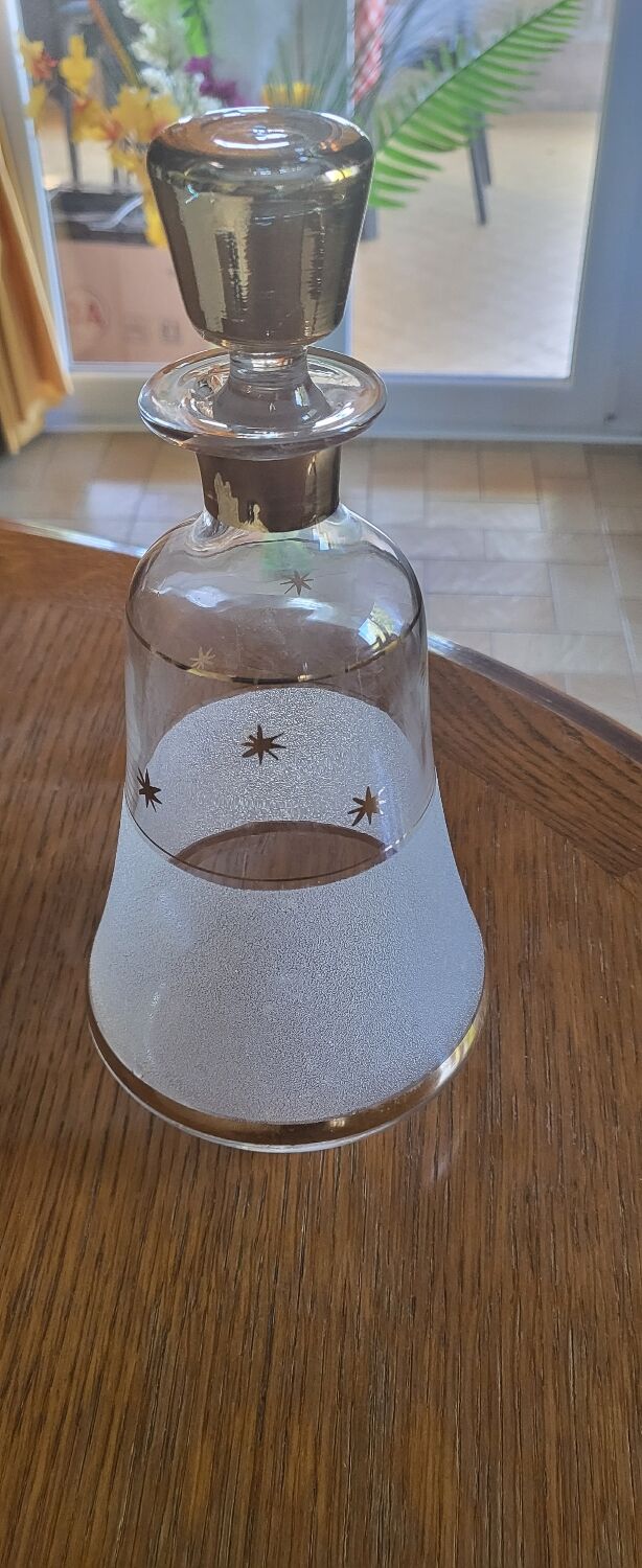Golden decanter