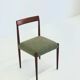 Vintage Lübke dining chair in teak wood