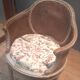 Caned armchair in Louis XVI style