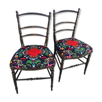 Pair of Napoleon III chairs