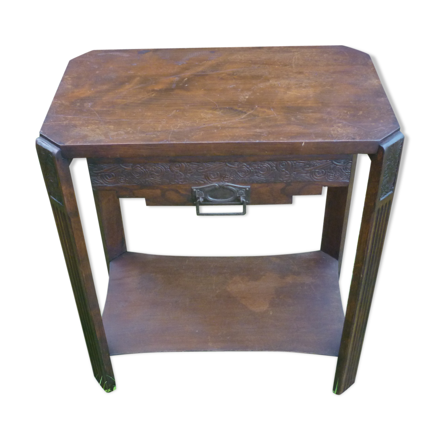 Bedside table in wood