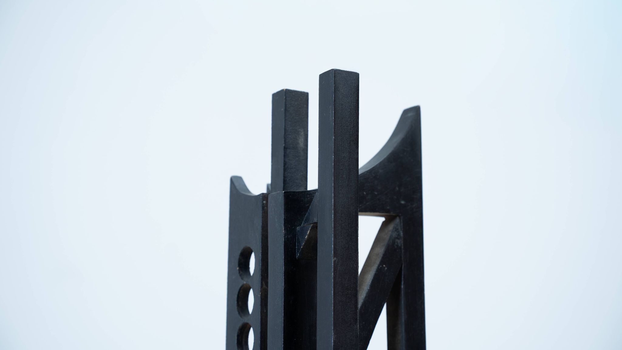 Abstract Italian wooden sculpture