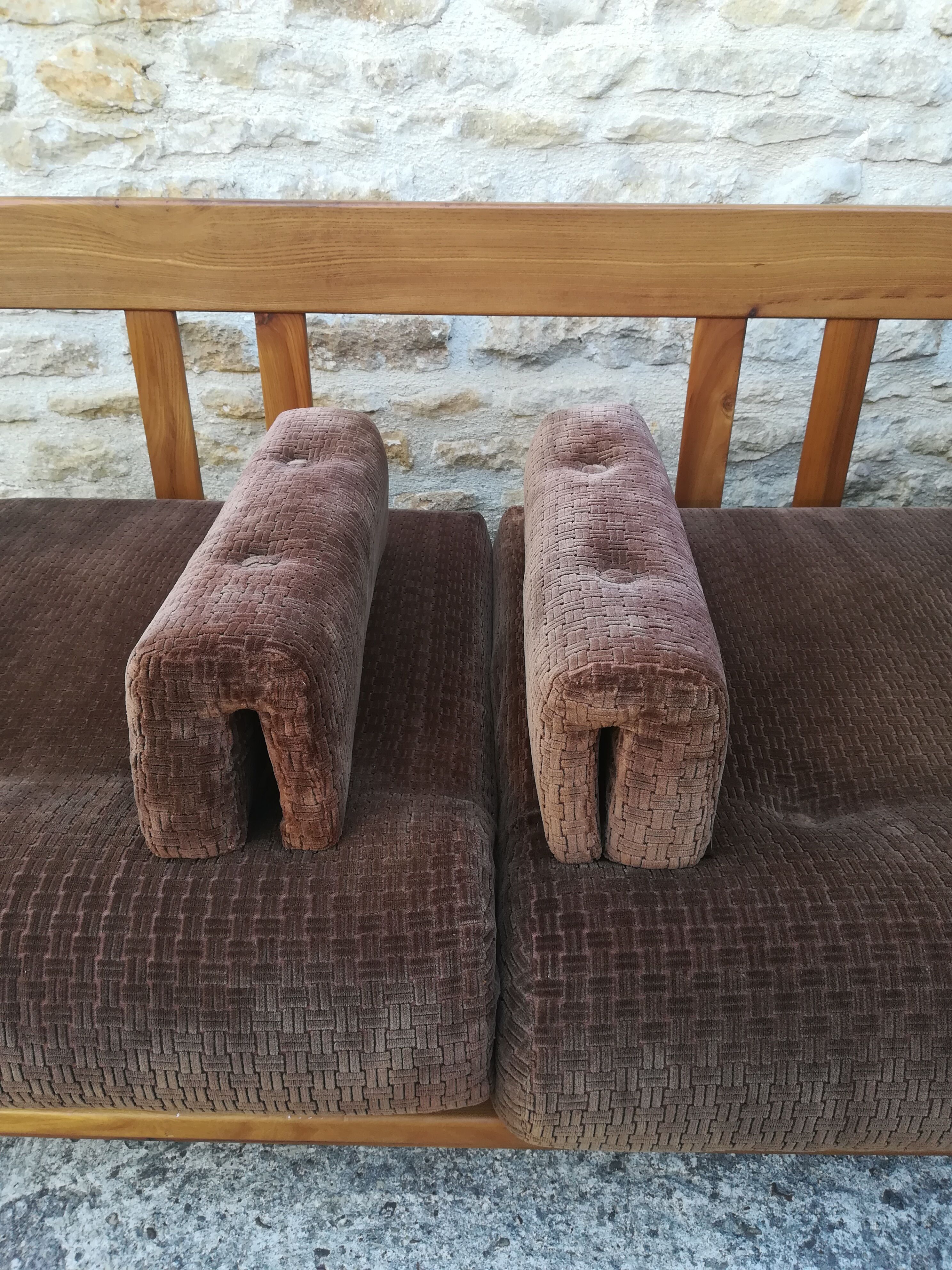 Scandinavian elm sofa