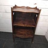Open library in Louis XV style made of walnut.