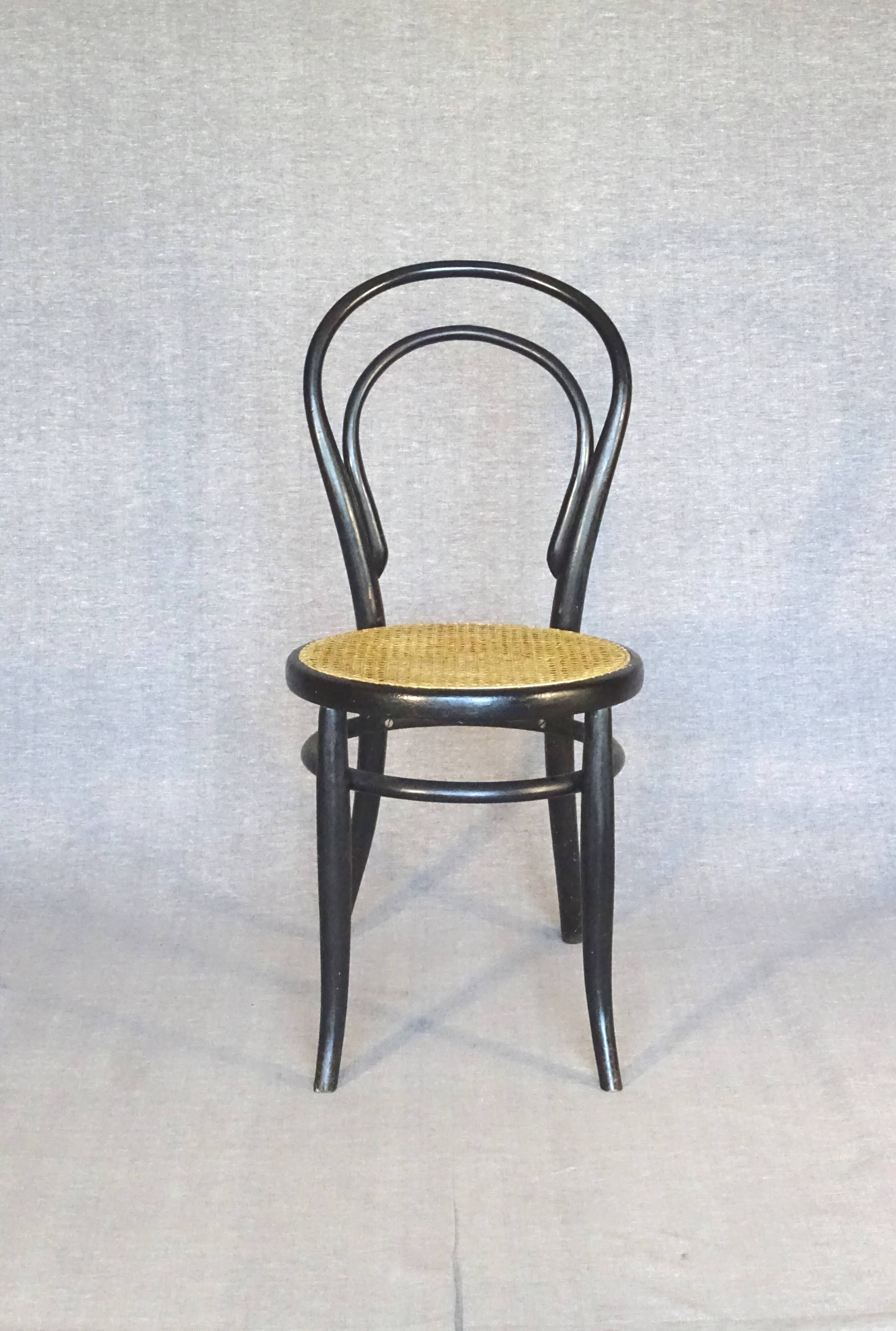 Chair no. 14 by kohn, empire black, circa 1875 - bentwood-