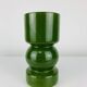 Green glass vase in Scandinavian style