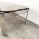 Table basse en marbre Breccia et chrome , circa  1970/80'