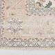 Pale Red & Pink Turkish Vintage Rug, Large Handmade Wool Rug, 216x335Cm