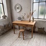 Oak veneer desk 1950
