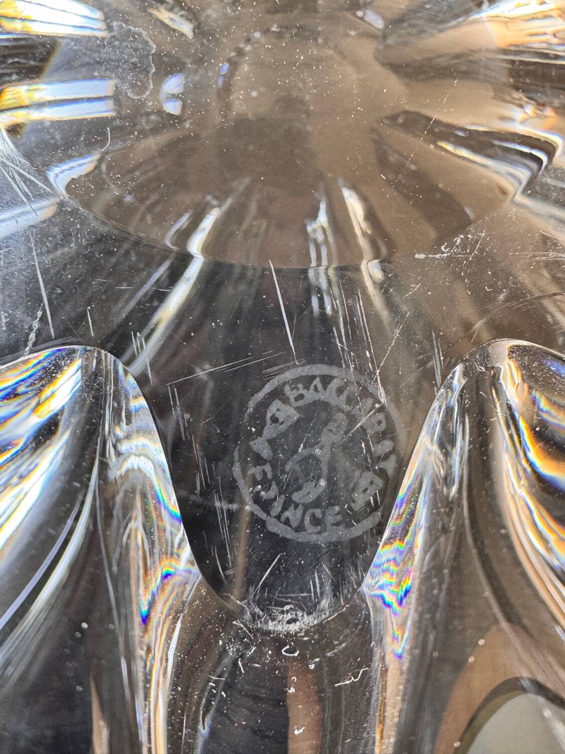 Baccarat crystal centerpiece