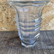 Vintage 1970s Moulded Glass Vase Made in France #D973