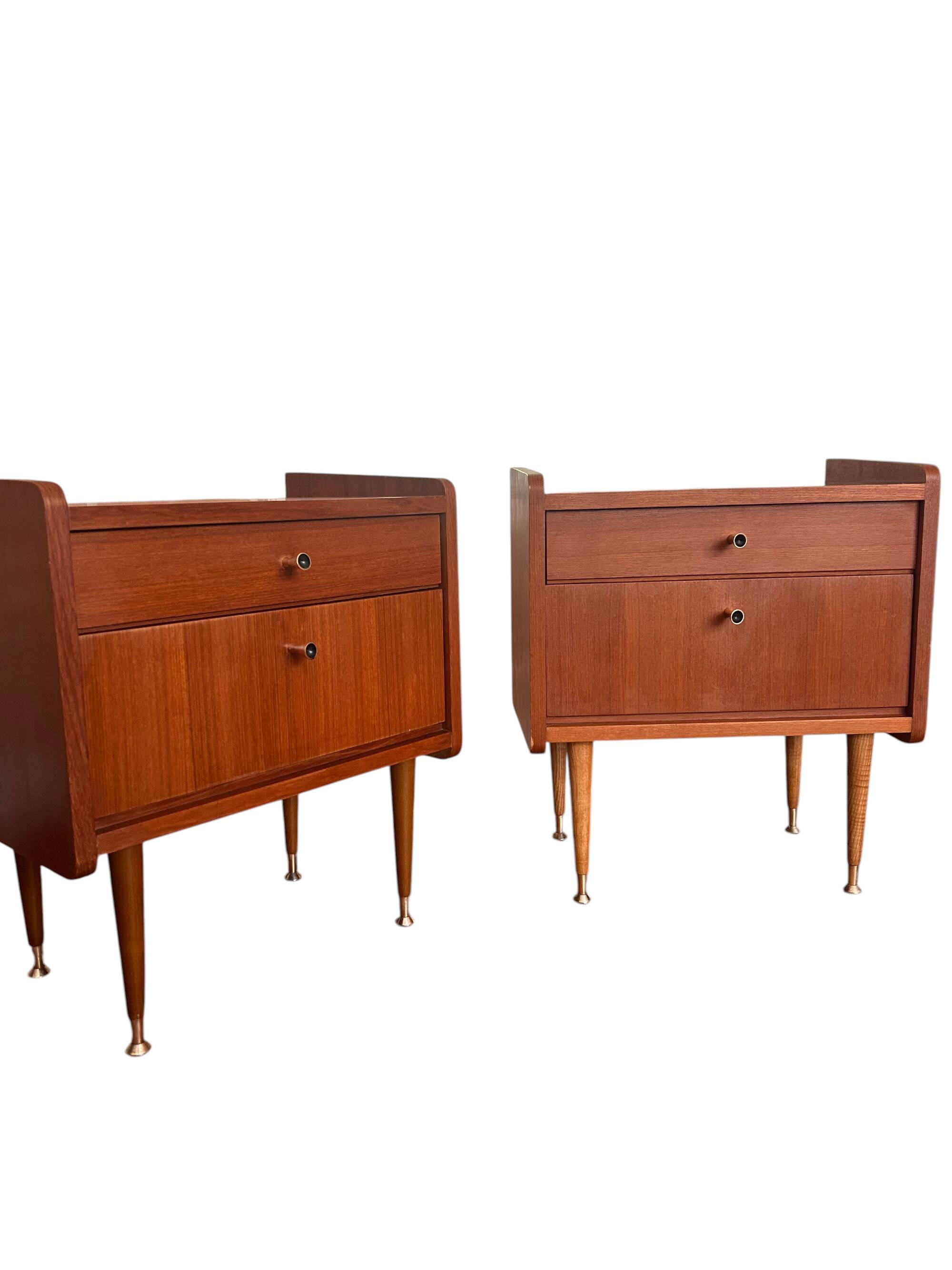 MDK Belgium bedside tables, 1960s
